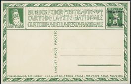 1917 - Pro Patria - Bundesfeierkarte - Entwertet