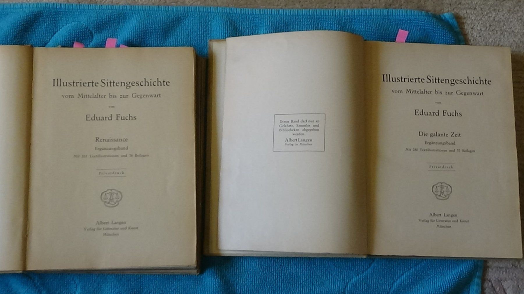 Libri: Antike Sittengeschichte Eduard Fuchs – Usato da Wiedlisbach venduto da Bobesch10 1