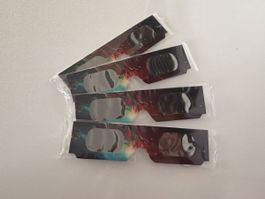 Sonnenfinsternis Brillen 4 Stk. Neu!!!
