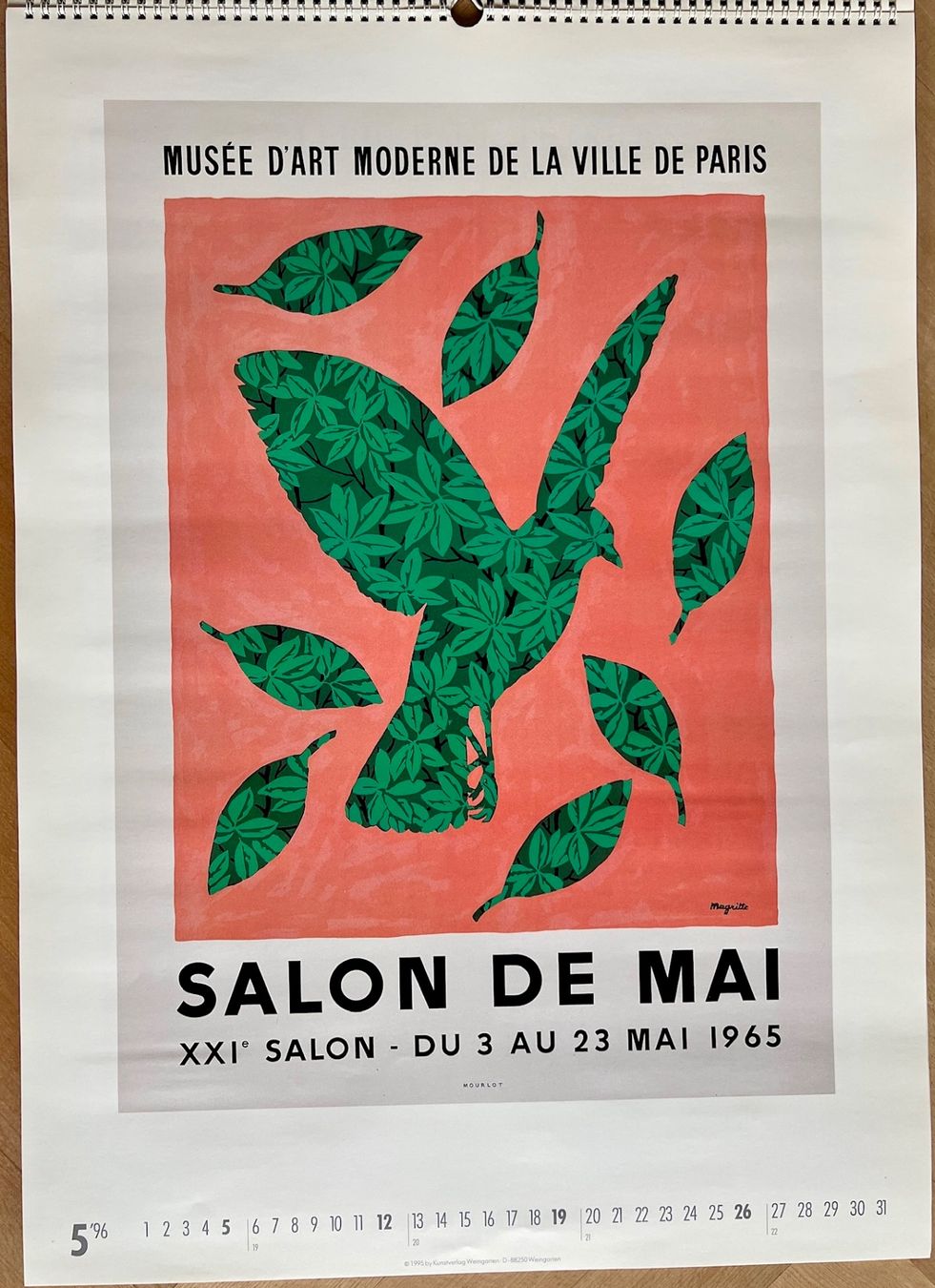 Calendari: Kunstkalender "Künstlerplakate" Weingarten 1996 – Usato da Malans GR venduto da Aadalina 4