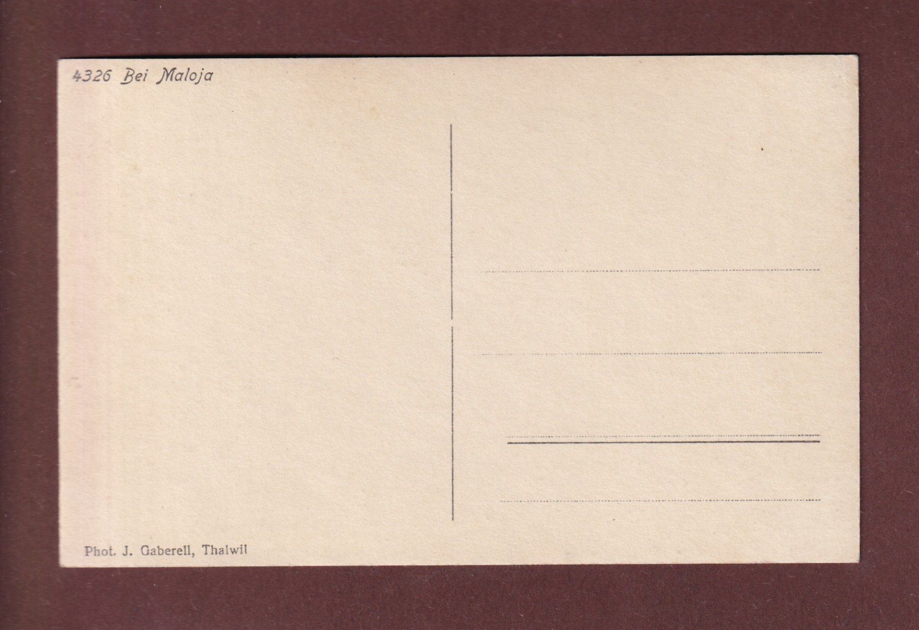 Cartoline postali: Bei MALOJA – Usato da Pully venduto da nicecards-shop 1