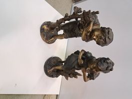 Bronzen Skulpturen Kinder signiert