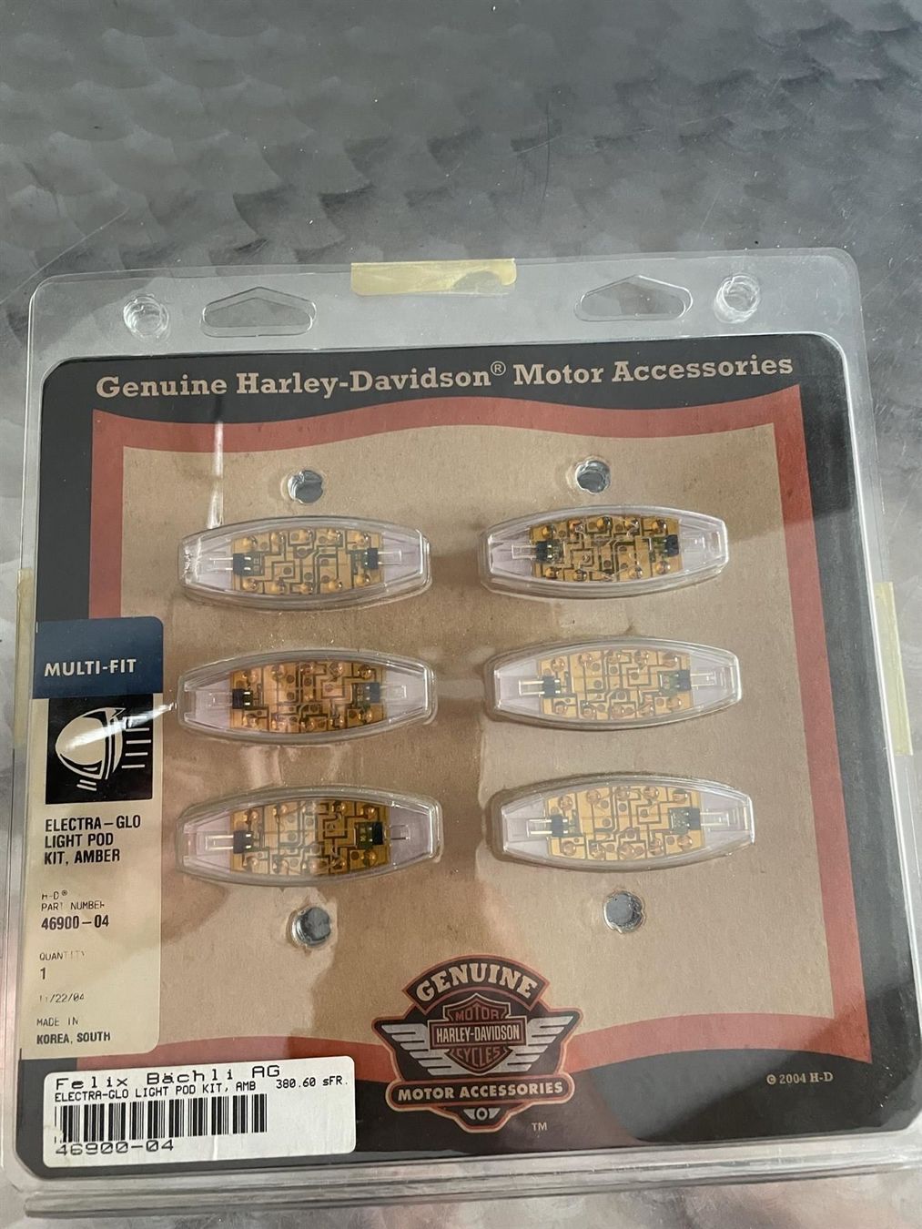 Harley-Davidson Lampade: Harley Davidson Electra Glo Light POD KIT Amber – Nuovo e nell'imballaggio originale da Bronschhofen venduto da Commerce03