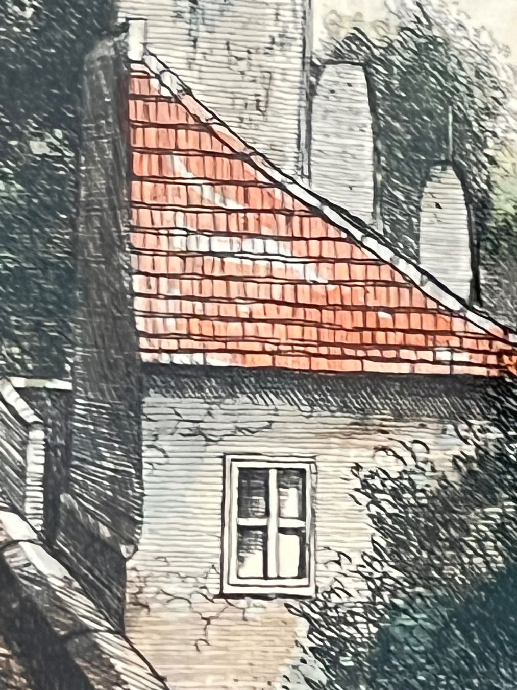 Gemälde: Signed watercolor etching – Neu (gemäss Beschreibung) aus Lausanne von NYC67 3