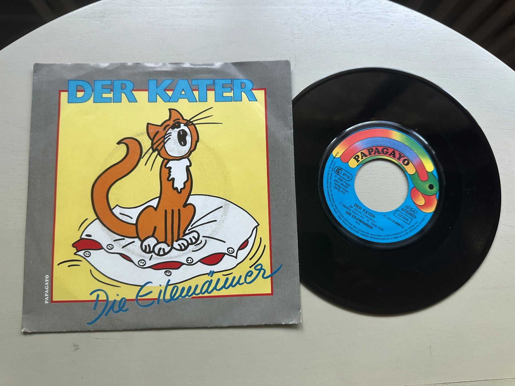 Dischi in vinile: DIE EILEMÄNNER tolle Single Der Kater Kult 80's Top – Usato da Basel venduto da Partridge