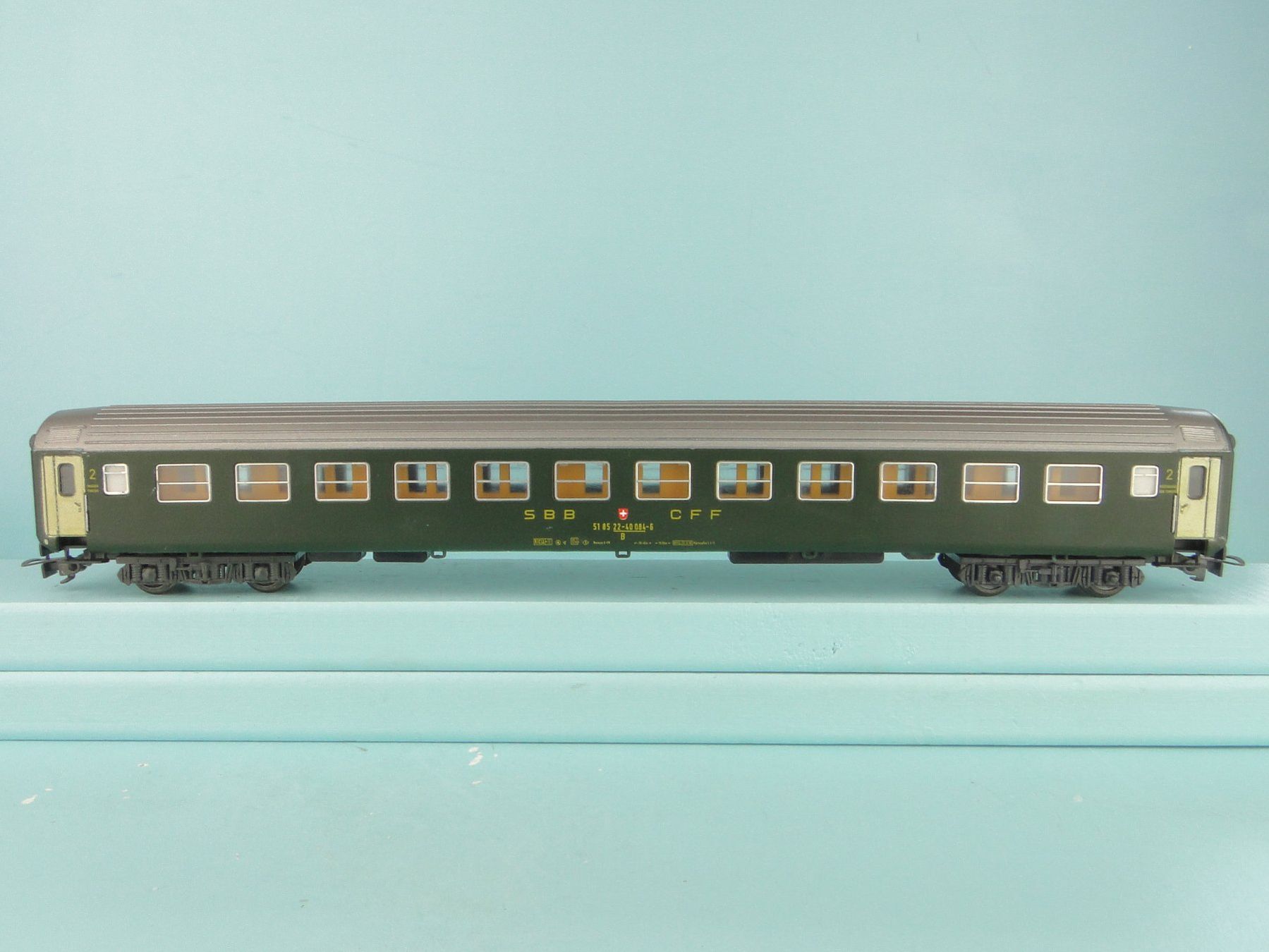 Liliput Modellini di ferrovie: Liliput 282 SBB RIC 2 Kl. – Usato da Bülach venduto da cann11 7