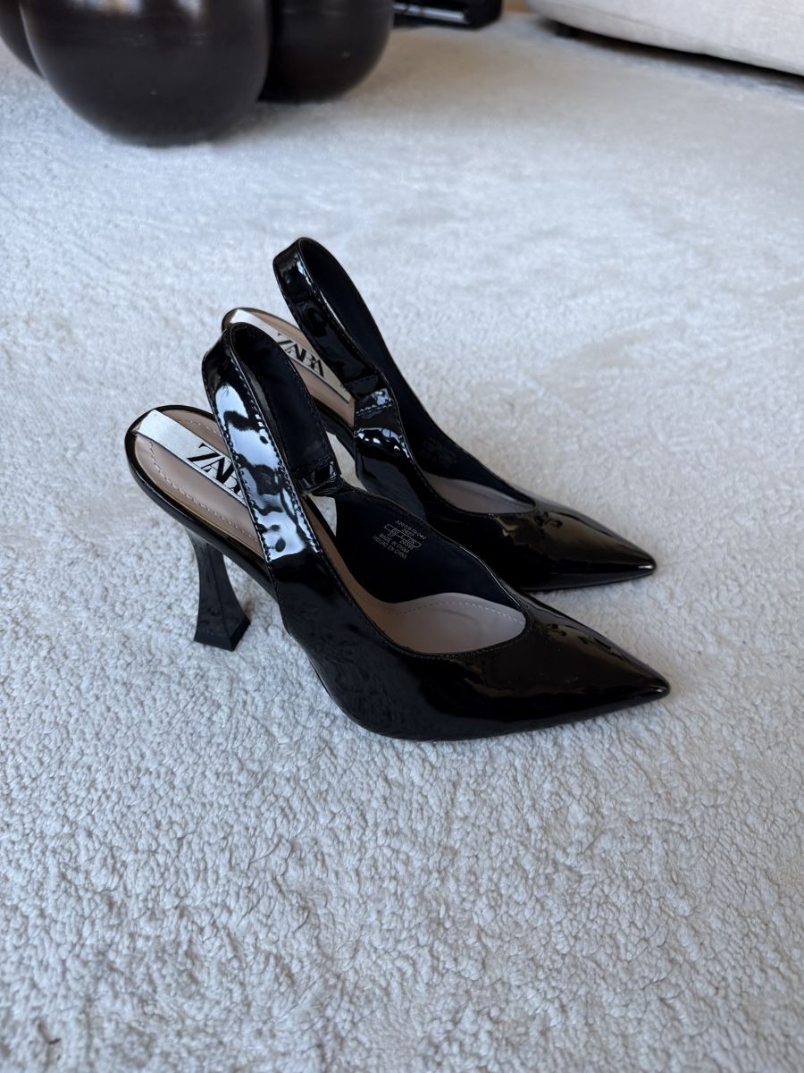 Zara Damenschuhe: Zara Slingback Pumps, Black, Size 37 – Neu (gemäss Beschreibung) aus Dübendorf von ilianalou 1