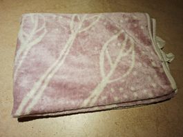 IKEA SABINA TRÄD Kuscheldecke Rosa 130x170 cm guter Zustand