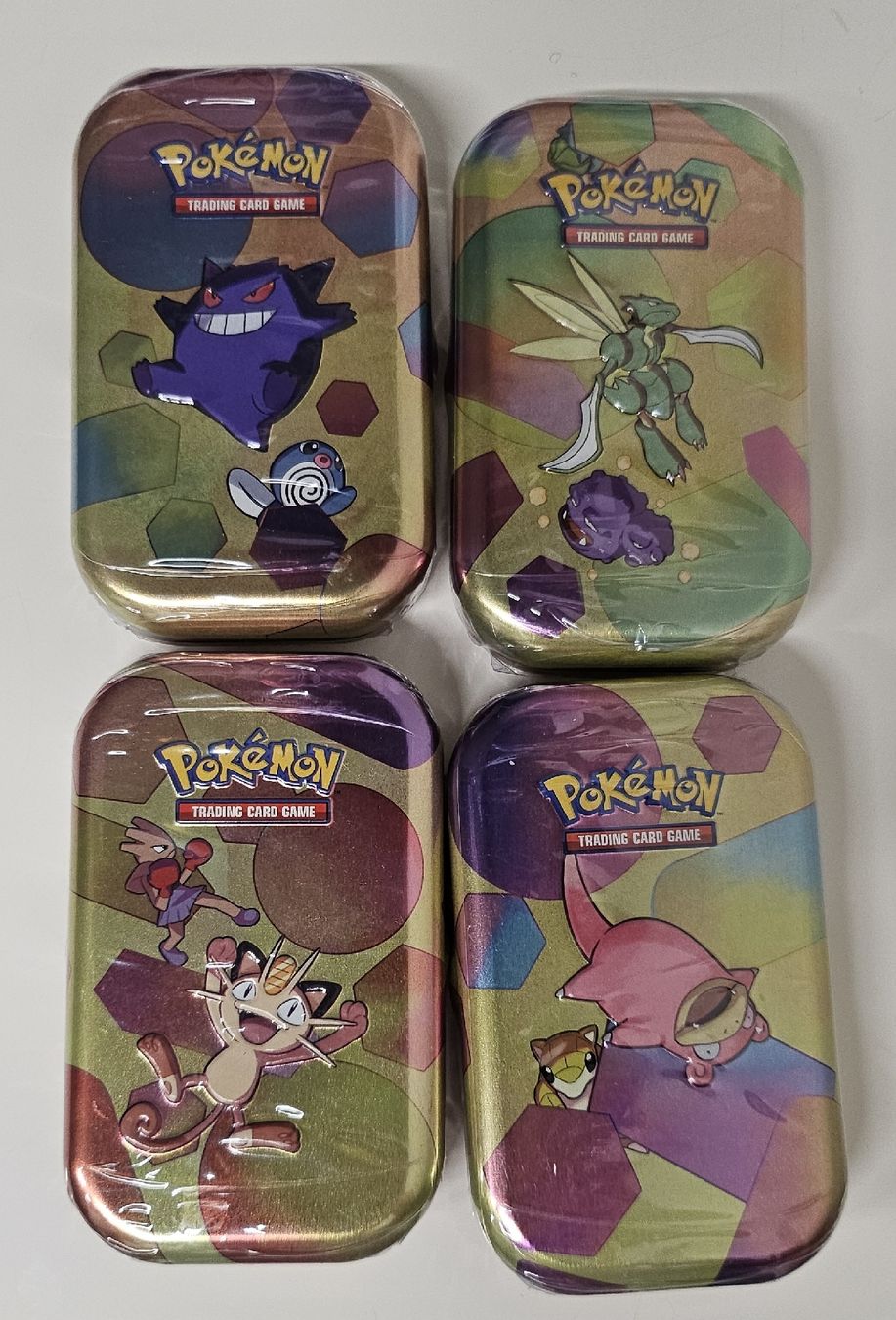 Pokémon Sammelbilder & Trading cards: 4 × Pokemon TCG 151 mini Tin Englisch – Neu und originalverpackt aus Dürnten von PokeMarkt