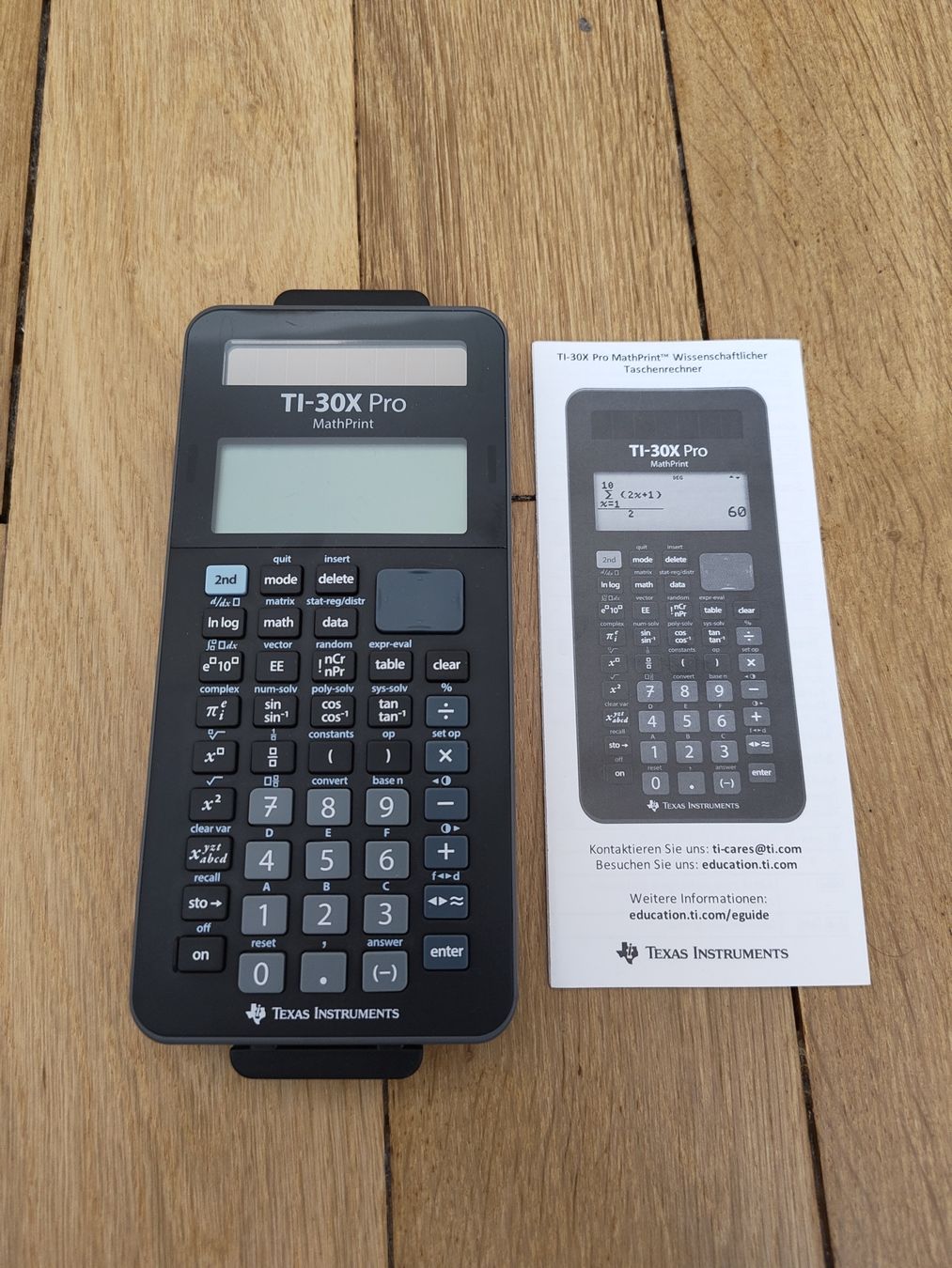 Texas Instruments Calcolatrici tascabili: Taschenrechner TI-30X Pro – Usato da Basel venduto da mar_x2m6