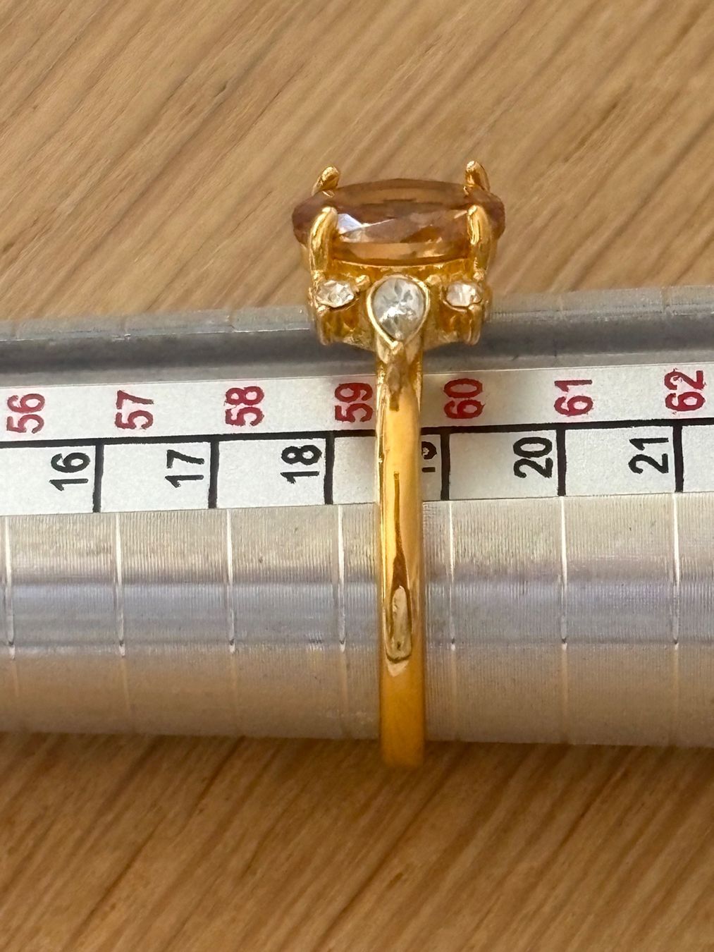 Anelli: Luxus Elegante Gr.19/9 Ring Farbe: Gold / – Nuovo (secondo la descrizione) da Biel-Bienne venduto da Roserosse13 6