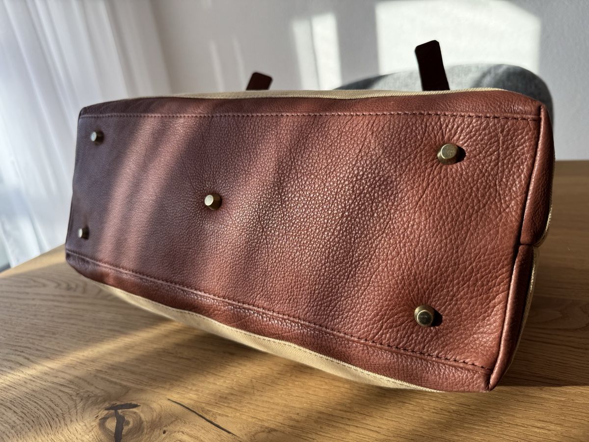 Borse: Stefanel Ledertasche mit Canvas - NEU! mit Staubbeutel – Nuovo (secondo la descrizione) da Flawil venduto da prodigio 2