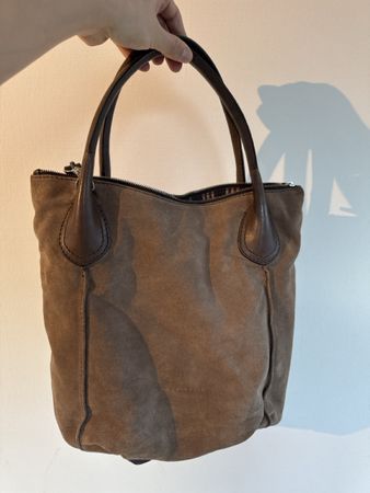 Coccinelle Wildleder Handtasche, Top Zustand, Braun, Herbst