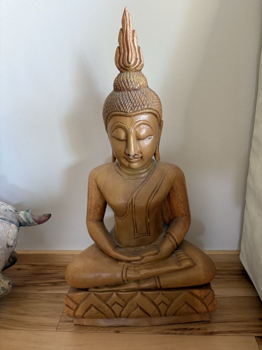 Skulpturen & Statuen: Bouddha assis en bois – Gebraucht aus Vich von NatachaCK
