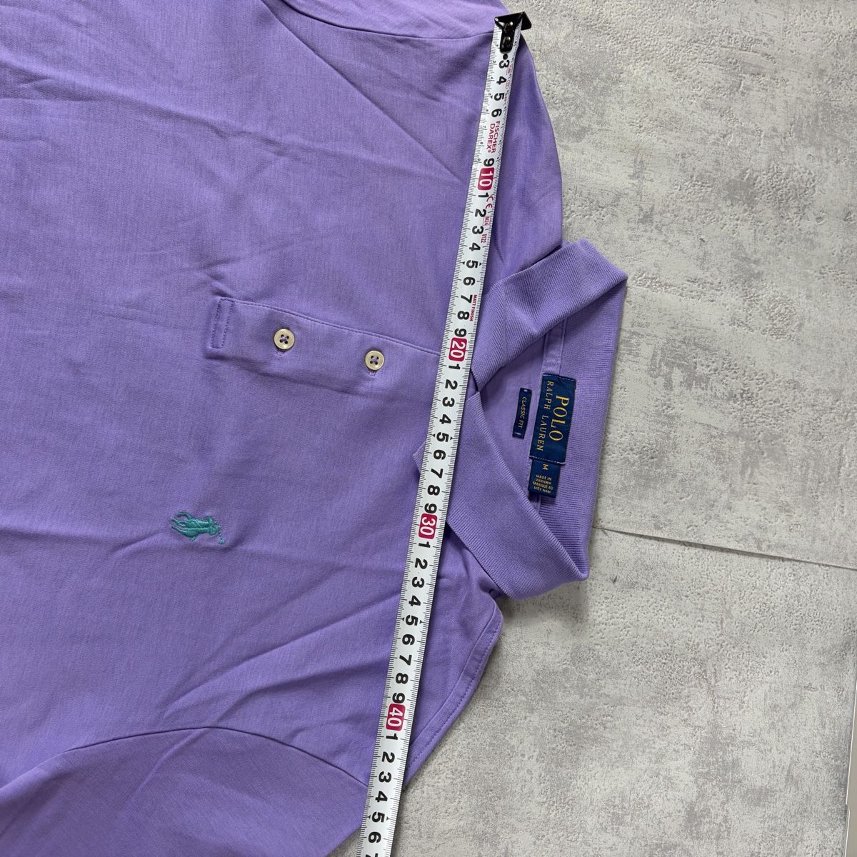 Ralph Lauren Magliette Polo: Polo Ralph Lauren Custom Slim Fit Performance Violet - M – Usato da Hauterive NE venduto da Leo_o 4