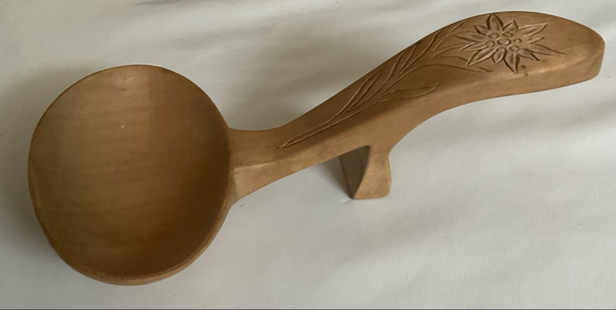 Löffel: Cuillère en bois avec support de stabilisation – Gebraucht aus Corseaux von Mililaforet75 4