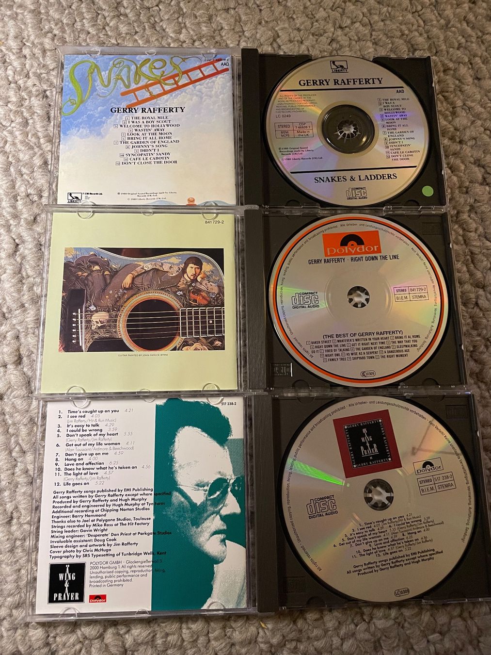 CDs: 2x Gerry Rafferty – Gebraucht aus Reinach AG von trigger7811 1
