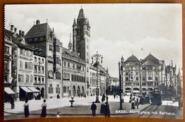 Basel - Tram - Marktplatz - Animation 1942