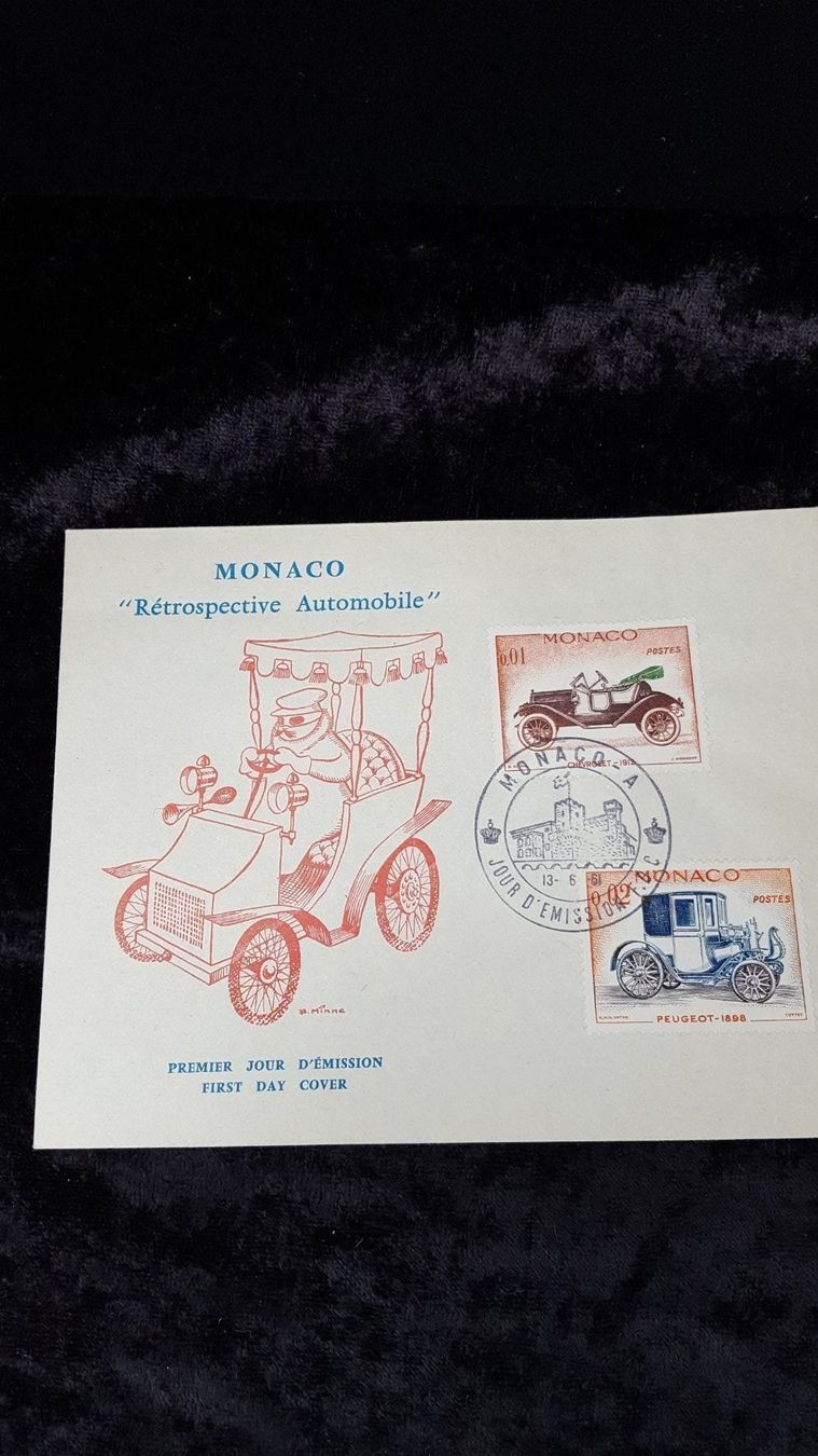 Tous les timbres: 4 Postkarten von Monaco – D'occasion à Reinach par 3Guggerli 1