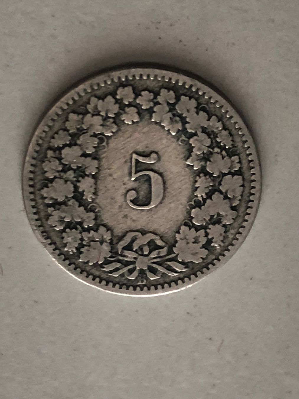 Alle Münzen: 5 Rp. 1882 – Gebraucht aus Schötz von Odpa 1