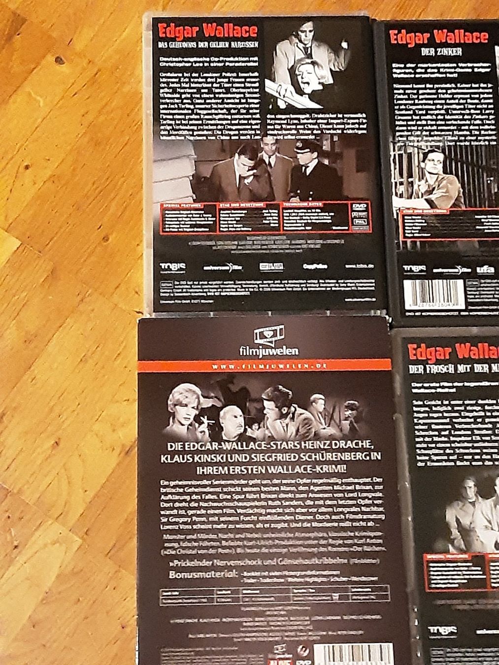Tutti i DVDs: Edgar Wallace - 6 Filme – Usato da Wallisellen venduto da Sawr 2
