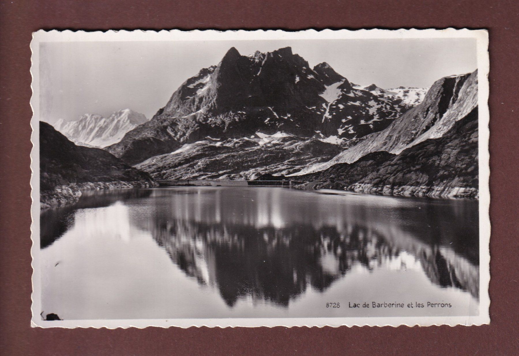 Cartoline postali: Lac de BARBERINE - Les Perrons – Usato da Pully venduto da nicecards