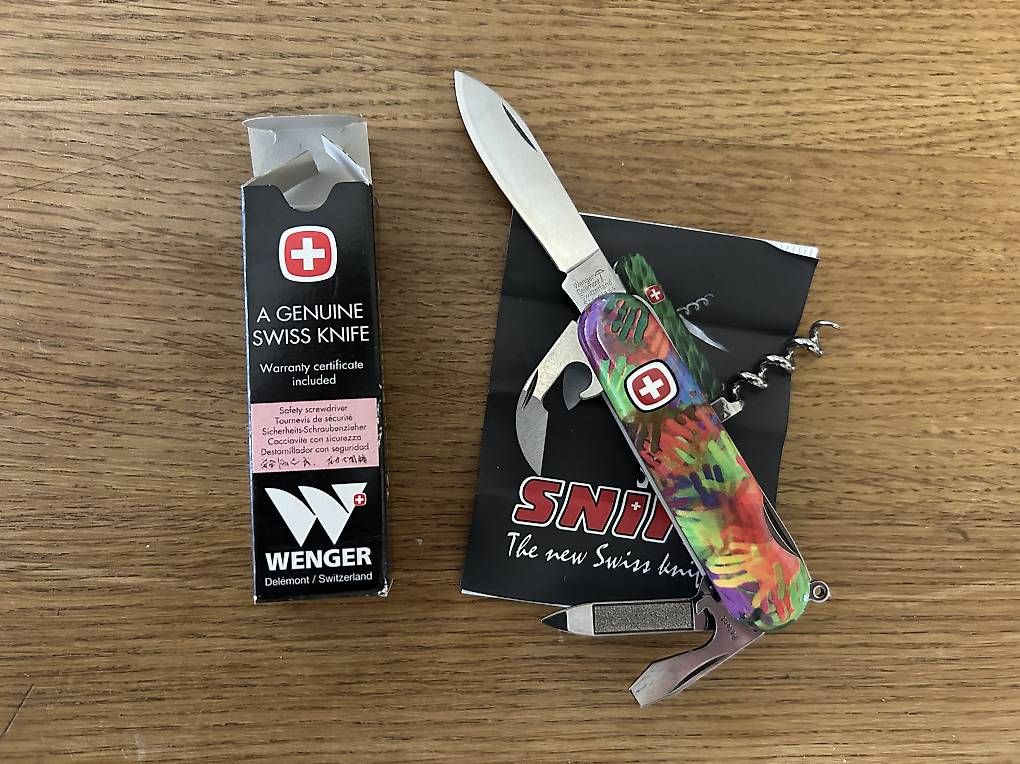 Coltelli tascabile: Wenger Victorinox Snife Neu Second Edition  – Usato da möhlin venduto da Caja1 2