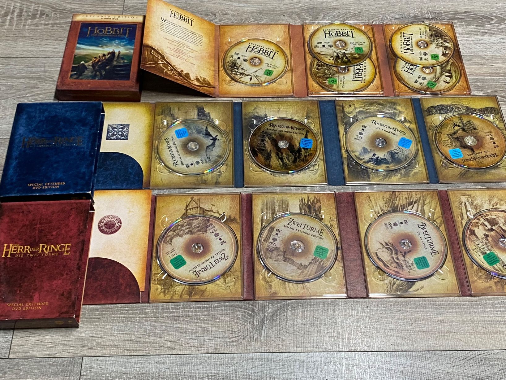 Tous les DVDs: Der Herr der Ringe + Der Hobbit 14x – D'occasion à Muri b. Bern par AdidasCollector 1