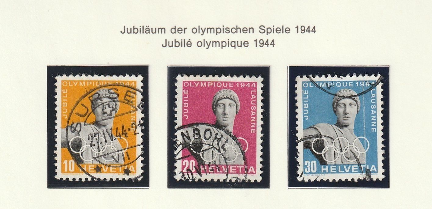 Tutti i francobolli: Jubiläum Olympische Spiele 1944 – Usato da Buttisholz venduto da wbr_wdw8