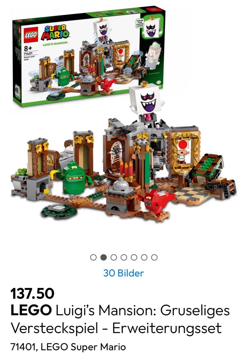 Lego Baukästen: LEGO Super Mario Luigis Mansion 71401 – Neu (gemäss Beschreibung) aus Zürich von  5