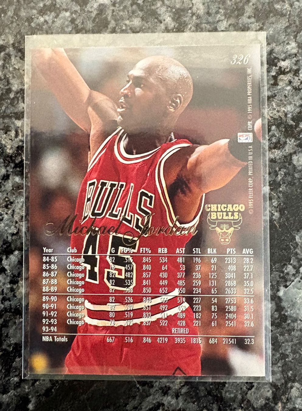 Nba Carte collezionabili: NBA Michael Jordan Flair 94/95 Card – Nuovo (secondo la descrizione) da Muttenz venduto da joba23 1