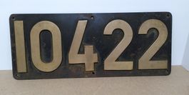 Nummernschild 10422 Lokomotive Ae 3/6