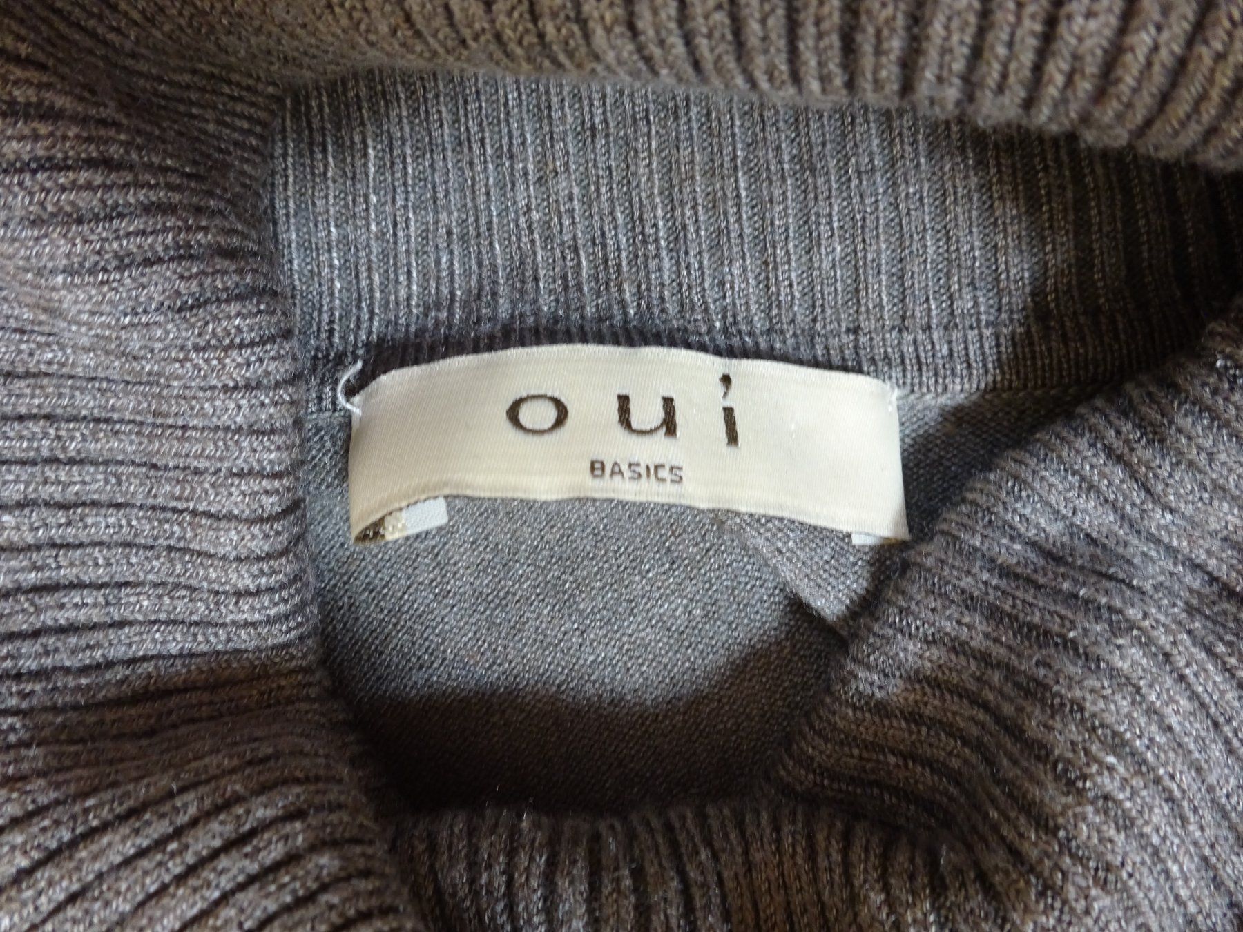 Maglioni & Felpe: Oui - Rollkragenpullover - graubraun - Grösse 42 – Usato da Zofingen venduto da Justizia_01 3