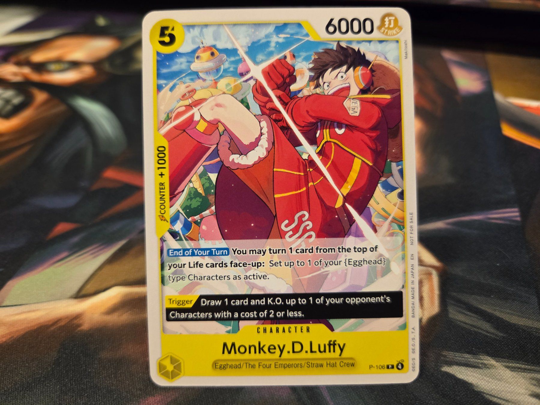 Bandai Carte collezionabili: One Piece |  Monkey.D Luffy P 106 – Usato da Lugano venduto da Doppia_B