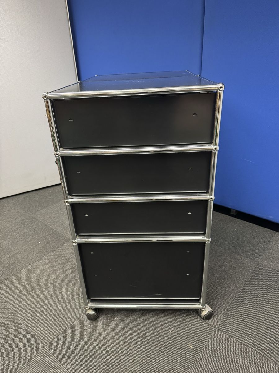USM Banconi: USM Haller Rollcontainer/Kommode, Schwarz – Usato da Bern venduto da samryan 6