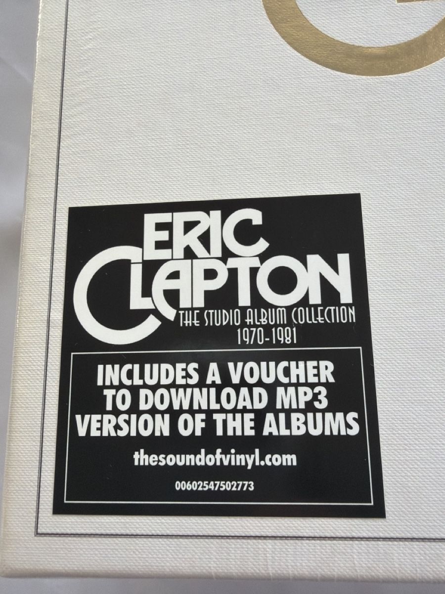 Dischi in vinile: Eric Clapton - Studio Collection 1970-1981 - Vinyl Box, OVP – Nuovo e nell'imballaggio originale da Schaffhausen venduto da Sonne25 1