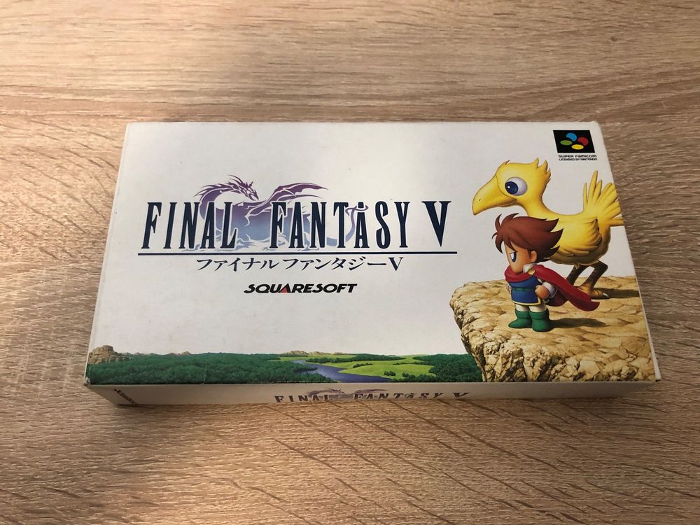 FINAL FANTASY V 5 SQUARESOFT RPG SFC SUPER FAMICOM IMPORT