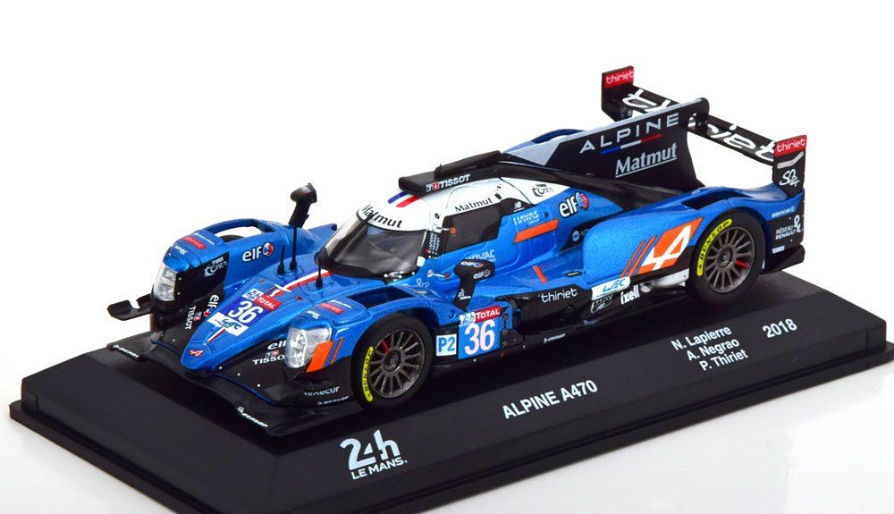 Modèle Réduit Voiture De Sport IXO 1/43 Alpine A470 N°4 - 24H Du Mans 2018, Michael Schumacher