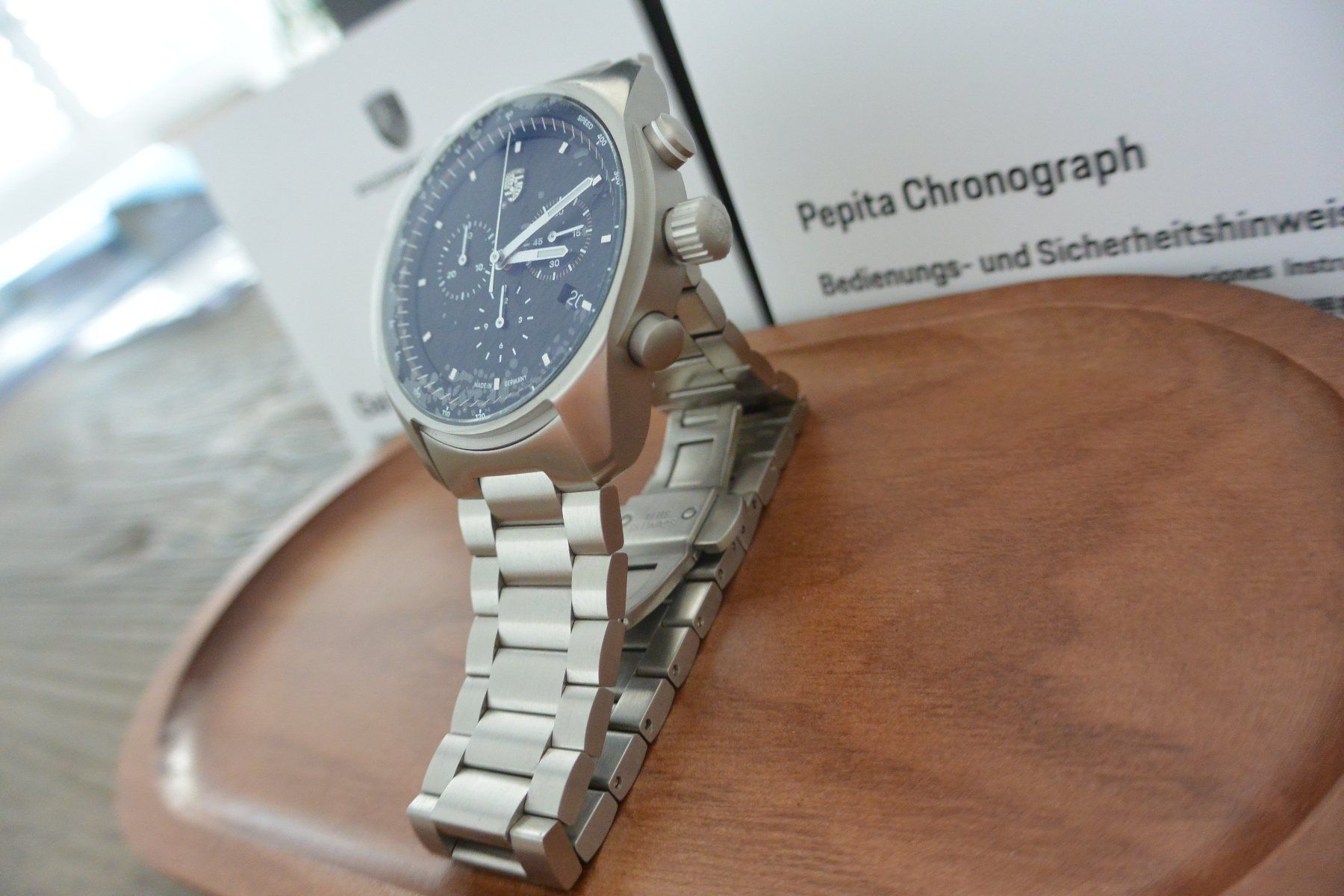 Porsche Orologi: Porsche Pepita Chronograph 42mm – Nuovo e nell'imballaggio originale da Laupen ZH venduto da Tremila 5