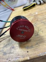 Kontronik Motor Pyro 650-53 Brushless gebraucht rot 