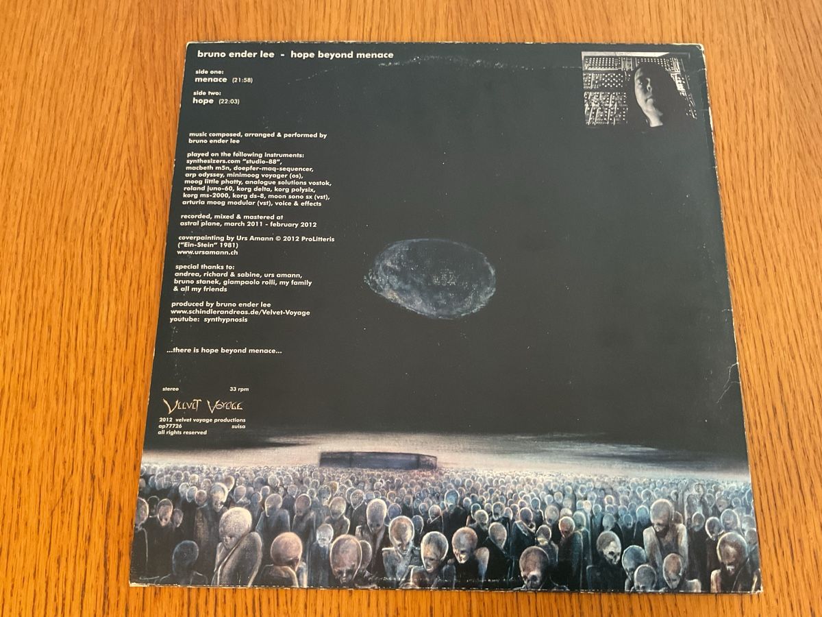 Dischi in vinile: Vinyl LP Bruno Ender Lee - Hope Beyond Menace  – Usato da Steinach venduto da Quarkie 1