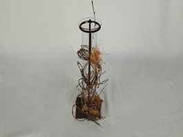 Rustikales Reagenzglas-Vasen-Gestell