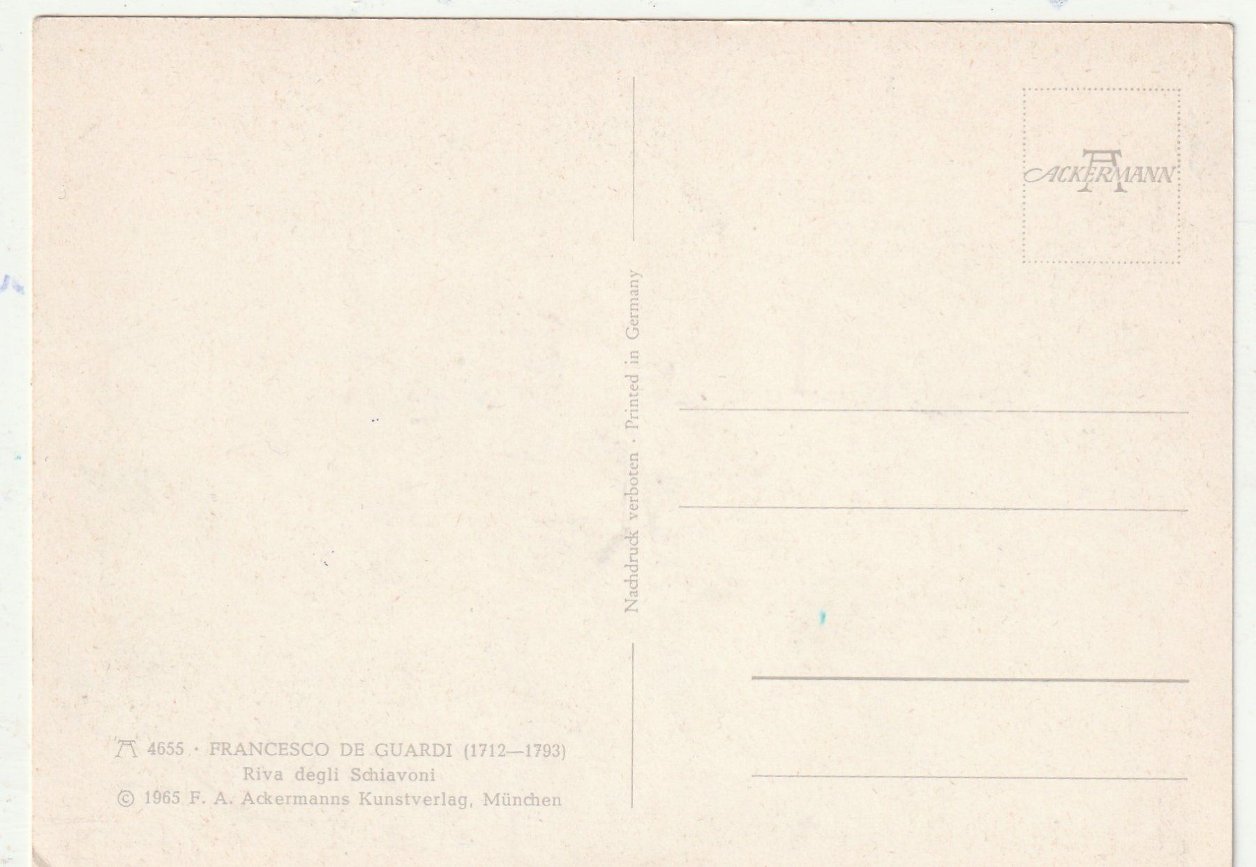Cartoline postali: München gemalt – Usato da Lumbrein venduto da made02 1