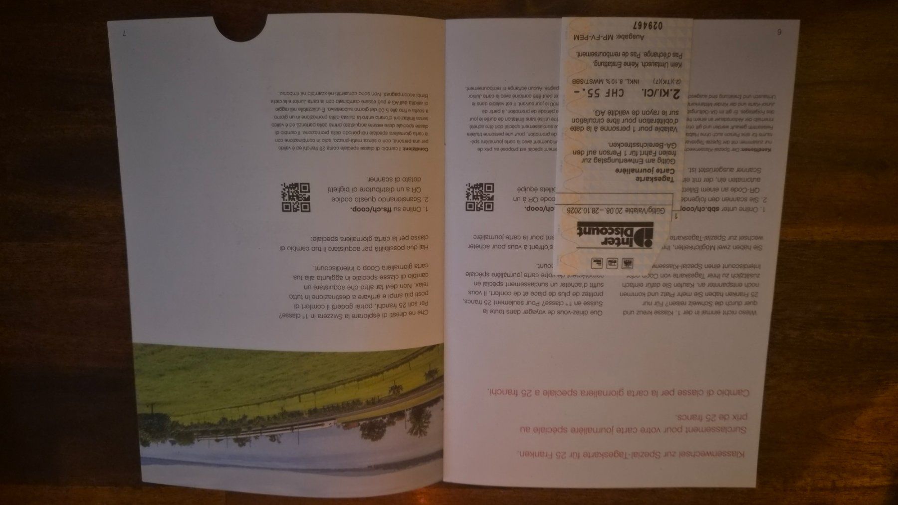 Billets: Tageskarte SBB – Neuf avec emballage d'origine à Hombrechtikon par zofia0811 2