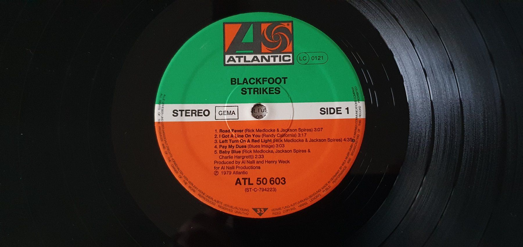 Dischi in vinile: SOUTHERN ROCK: BLACKFOOT, Strikes, LP, MINT- – Usato da Kreuzlingen venduto da Cdschlumpf 2