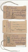 3 x Paketetikette Viererblock + Zentrumsstempel RICKENBACH