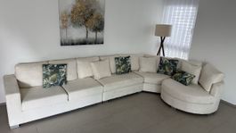 Sofa Beige 6-7 Personen 3.80m