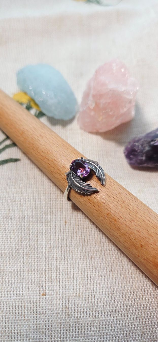 Anelli: NEW - S925 Amethyst Ring (Adjustable) – Nuovo (secondo la descrizione) da Zürich venduto da cin_wcf6 1