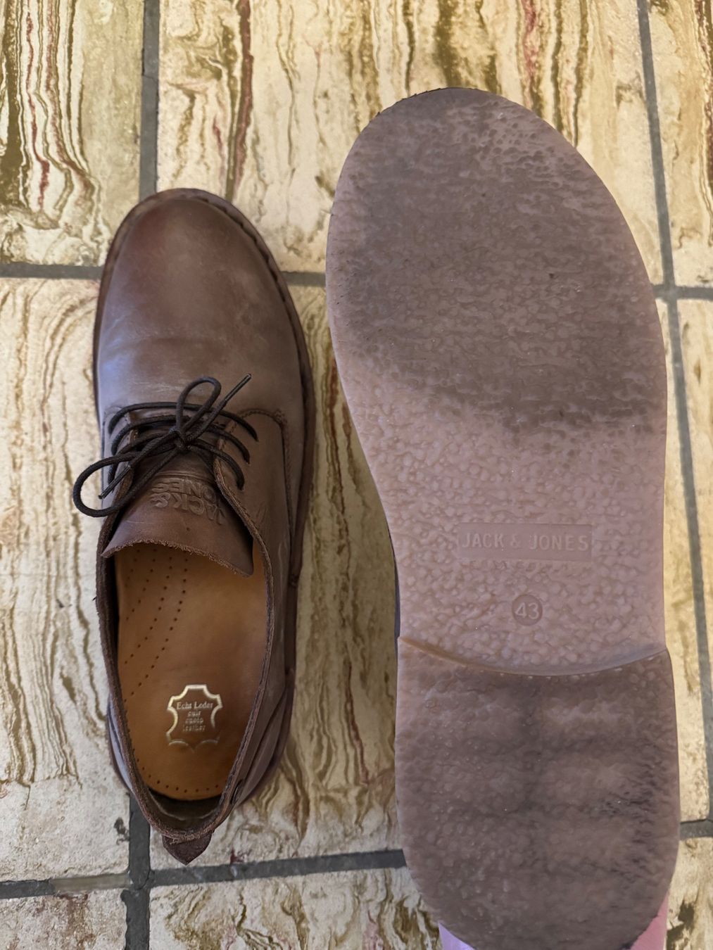 Jack & Jones Scarpe da uomo: JACK & JONES Leder Schnürschuhe **NEUWERTIG** – Nuovo (secondo la descrizione) da Allschwil venduto da KShing 3