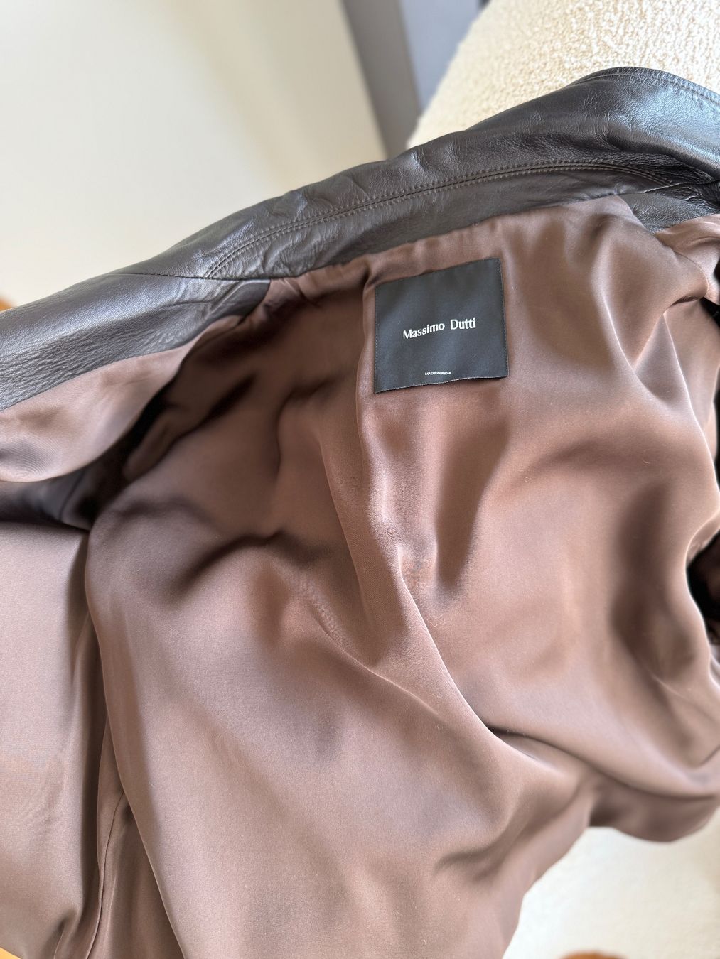 Massimo Dutti Giacche: Massimo Dutti leather jacket chocolate brown – Usato da Schindellegi venduto da Kar_5zrb 3
